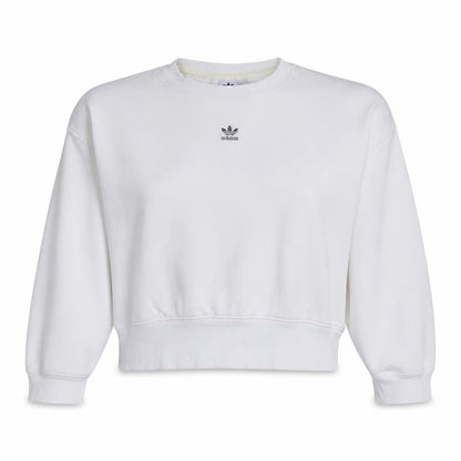 Womens UK Size 10 adidas White Pullover Sweatshirt