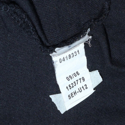 Tommy Hilfiger Men’s Black XL Embroidered Logo Crew Neck T-Shirt