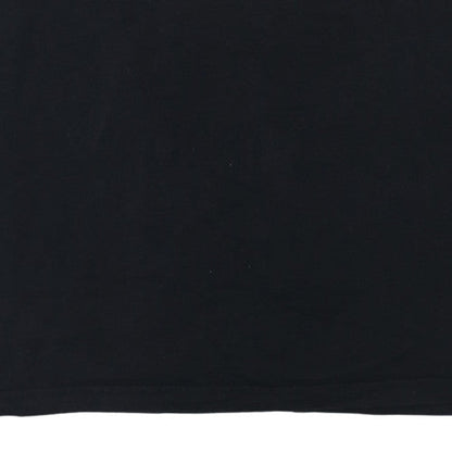 Tommy Hilfiger Men’s Black XL Embroidered Logo Crew Neck T-Shirt