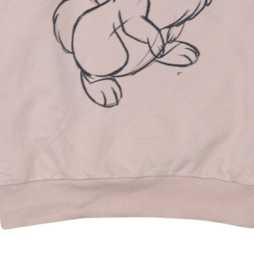 Womens UK Size S Disney Beige Pullover Sweatshirt