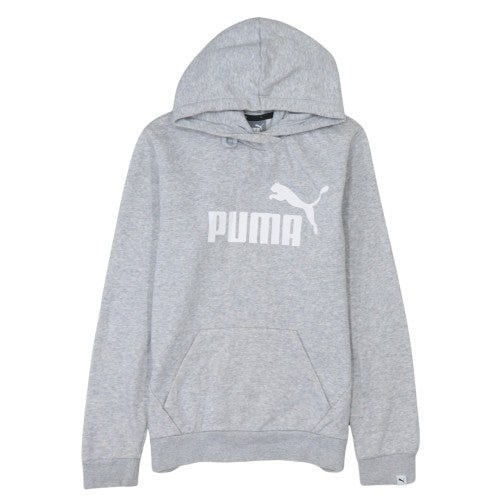 Mens UK Size M PUMA Grey Pullover Hoodie
