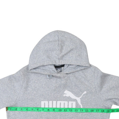 Mens UK Size M PUMA Grey Pullover Hoodie