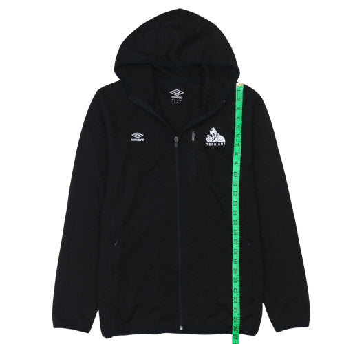 Mens UK Size L Umbro Black Full Zip Hoodie