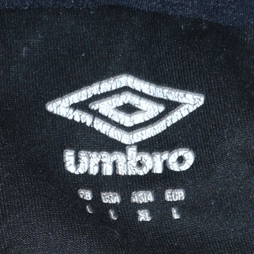Mens UK Size L Umbro Black Full Zip Hoodie