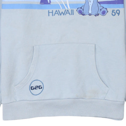 Womens UK Size M Disney Blue Pullover Hoodie