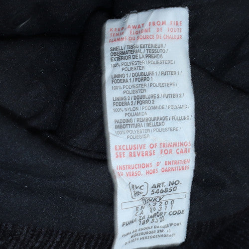Mens UK Size L PUMA Black Full Zip Sweatshirt