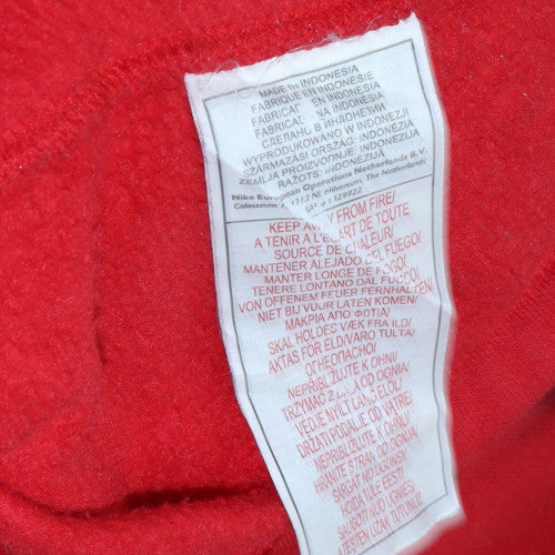 Mens UK Size L Nike Red Pullover Sweatshirt