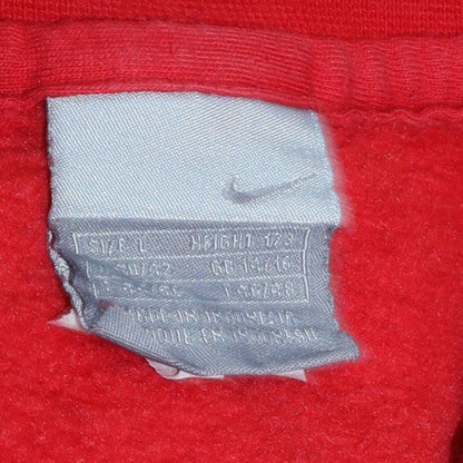 Mens UK Size L Nike Red Pullover Sweatshirt