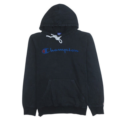 Mens UK Size M Champion Black Pullover Hoodie
