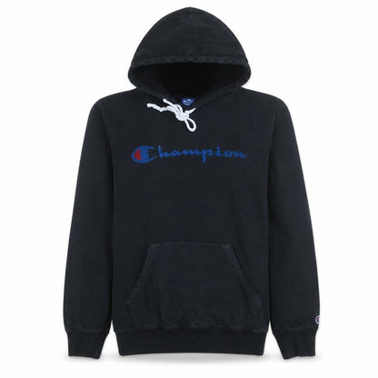 Mens UK Size M Champion Black Pullover Hoodie