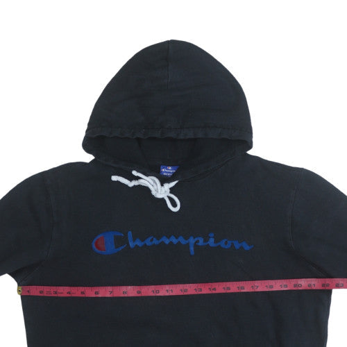 Mens UK Size M Champion Black Pullover Hoodie
