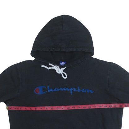 Mens UK Size M Champion Black Pullover Hoodie