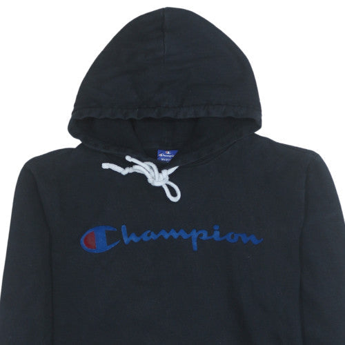 Mens UK Size M Champion Black Pullover Hoodie
