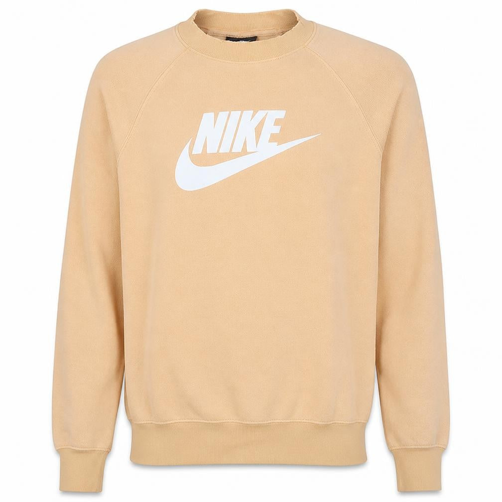 Mens UK Size S Nike Beige Pullover Sweatshirt