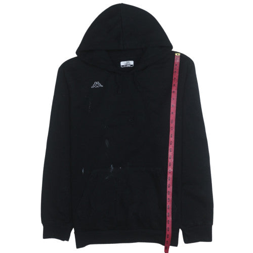 Mens UK Size XL Kappa Black Pullover Hoodie