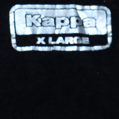 Mens UK Size XL Kappa Black Pullover Hoodie