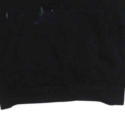 Mens UK Size XL Kappa Black Pullover Hoodie