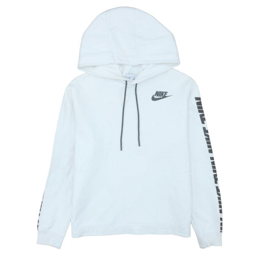Mens UK Size S Nike White Pullover Hoodie