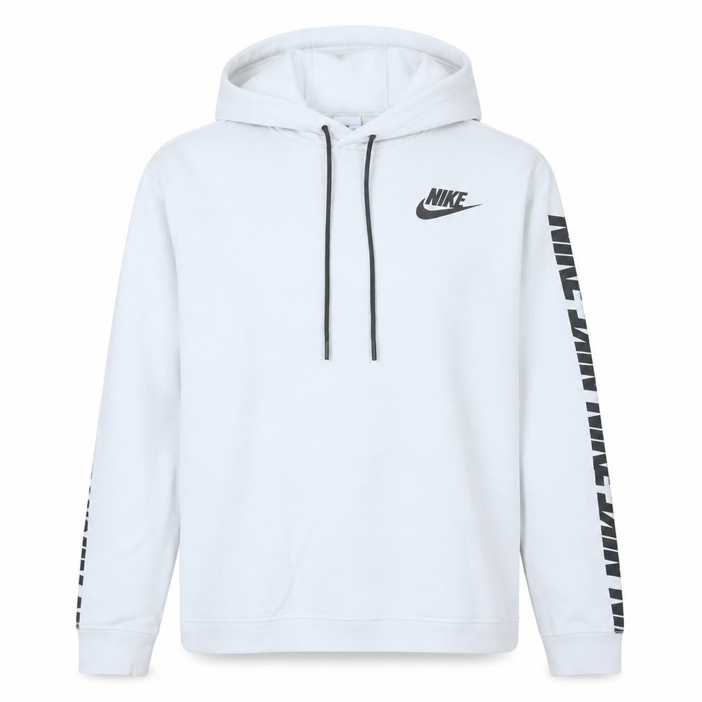 Mens UK Size S Nike White Pullover Hoodie