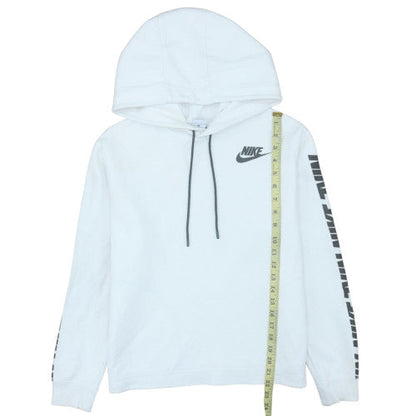 Mens UK Size S Nike White Pullover Hoodie