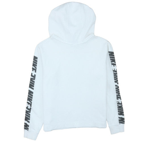 Mens UK Size S Nike White Pullover Hoodie