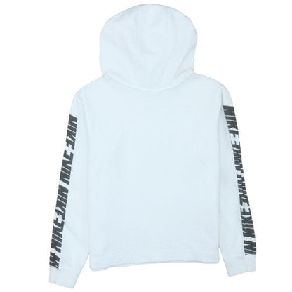 Mens UK Size S Nike White Pullover Hoodie