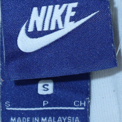 Mens UK Size S Nike White Pullover Hoodie