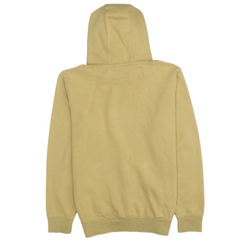 Mens UK Size M Quiksilver Beige Pullover Hoodie
