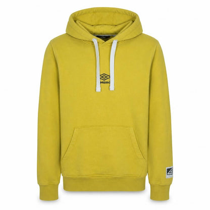 Mens UK Size XS Umbro Yellow Pullover Hoodie