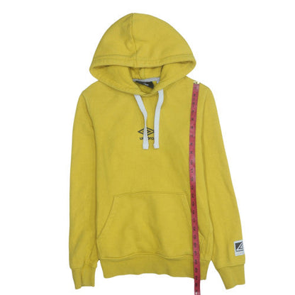 Mens UK Size XS Umbro Yellow Pullover Hoodie