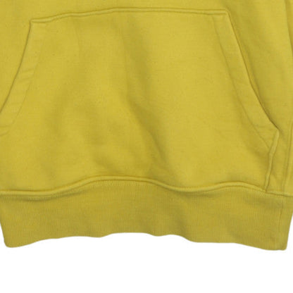 Mens UK Size XS Umbro Yellow Pullover Hoodie