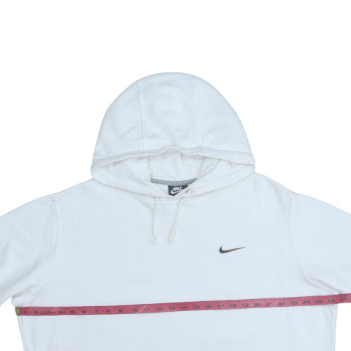 Mens UK Size XL Nike White Pullover Hoodie