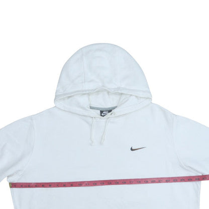 Mens UK Size XL Nike White Pullover Hoodie