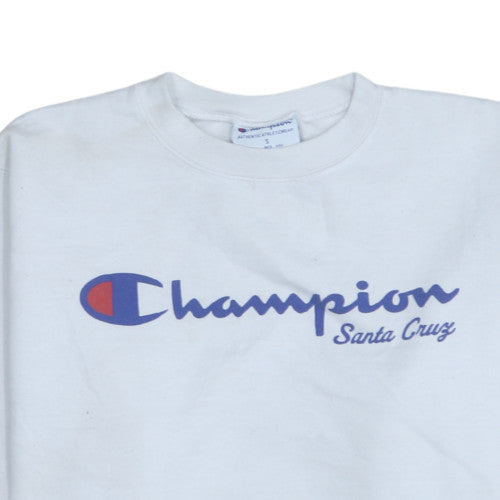Mens UK Size S Champion White Pullover Sweatshirt