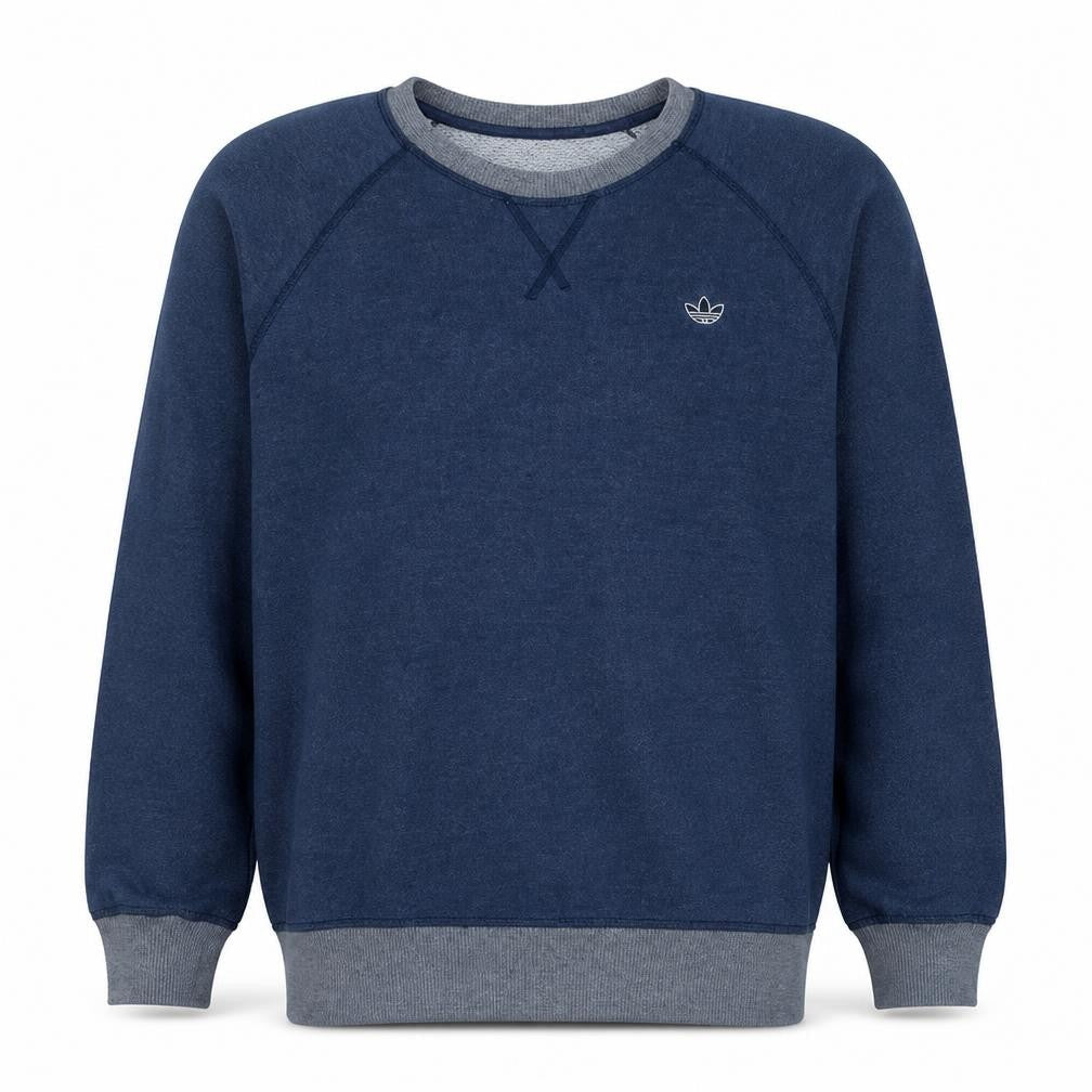Mens UK Size L adidas Blue Pullover Sweatshirt