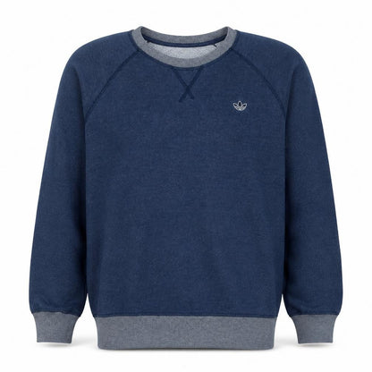 Mens UK Size L adidas Blue Pullover Sweatshirt