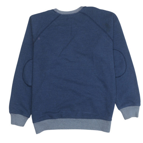Mens UK Size L adidas Blue Pullover Sweatshirt