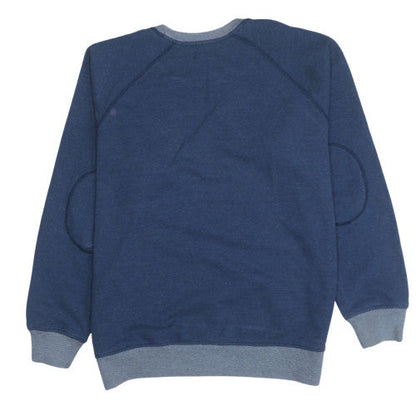 Mens UK Size L adidas Blue Pullover Sweatshirt