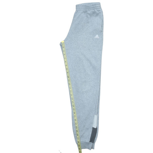 Adidas Boys Grey Jogger Sweatpants Size 14-15 Years Elastic Waist