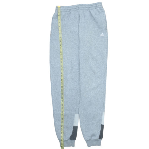 Adidas Boys Grey Jogger Sweatpants Size 14-15 Years Elastic Waist