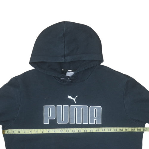 Mens UK Size L PUMA Black Pullover Hoodie