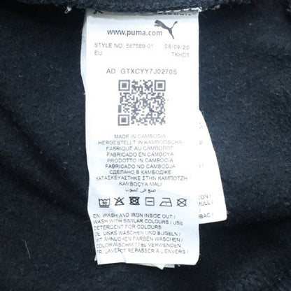 Mens UK Size L PUMA Black Pullover Hoodie