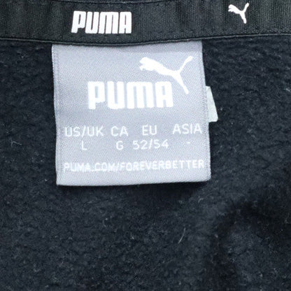 Mens UK Size L PUMA Black Pullover Hoodie