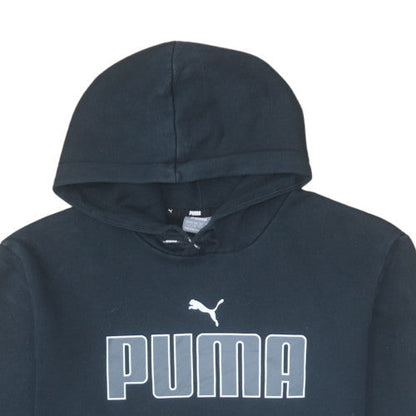 Mens UK Size L PUMA Black Pullover Hoodie