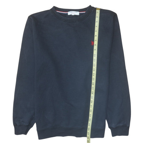 Mens UK Size XL U.S. Polo Assn. Black Pullover Sweatshirt