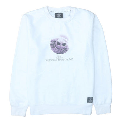 Womens UK Size L Primark White Pullover Sweatshirt