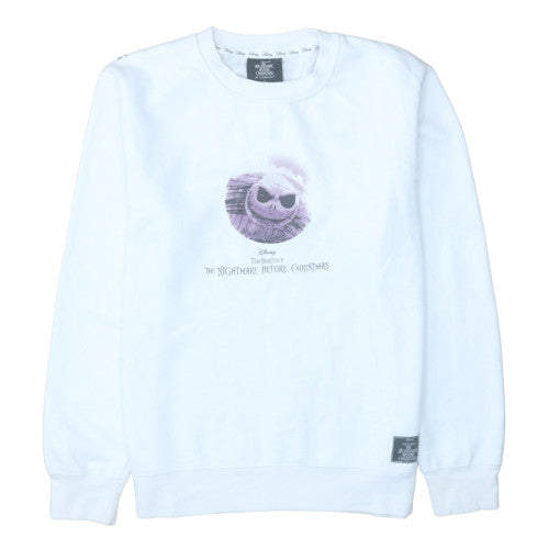 Womens UK Size L Primark White Pullover Sweatshirt