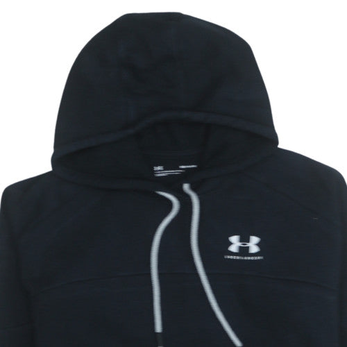 Mens UK Size M Under armour Black Pullover Hoodie