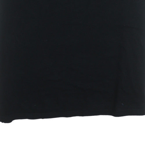 Umbro Mens Black 2XL Sports T-Shirt Crew Neck Cotton Top