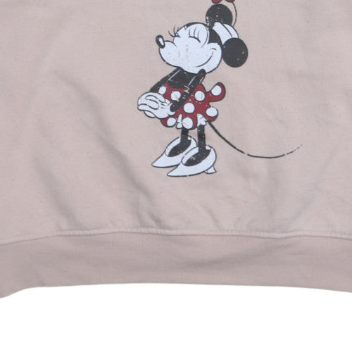 Womens UK Size S Disney Beige Pullover Sweatshirt